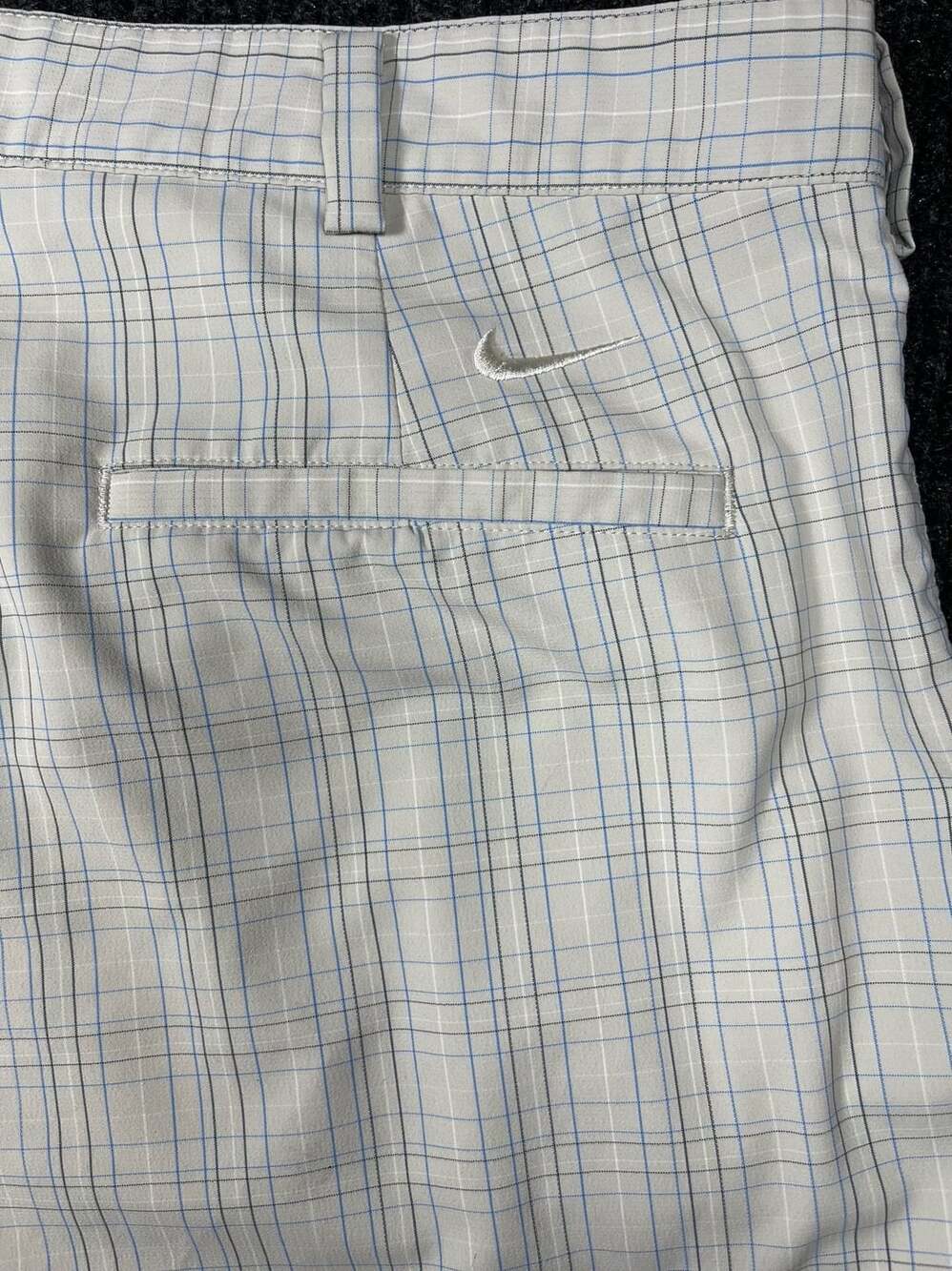 Nike Golf Fit Dry Plaid Performance Shorts Men's Size 40
